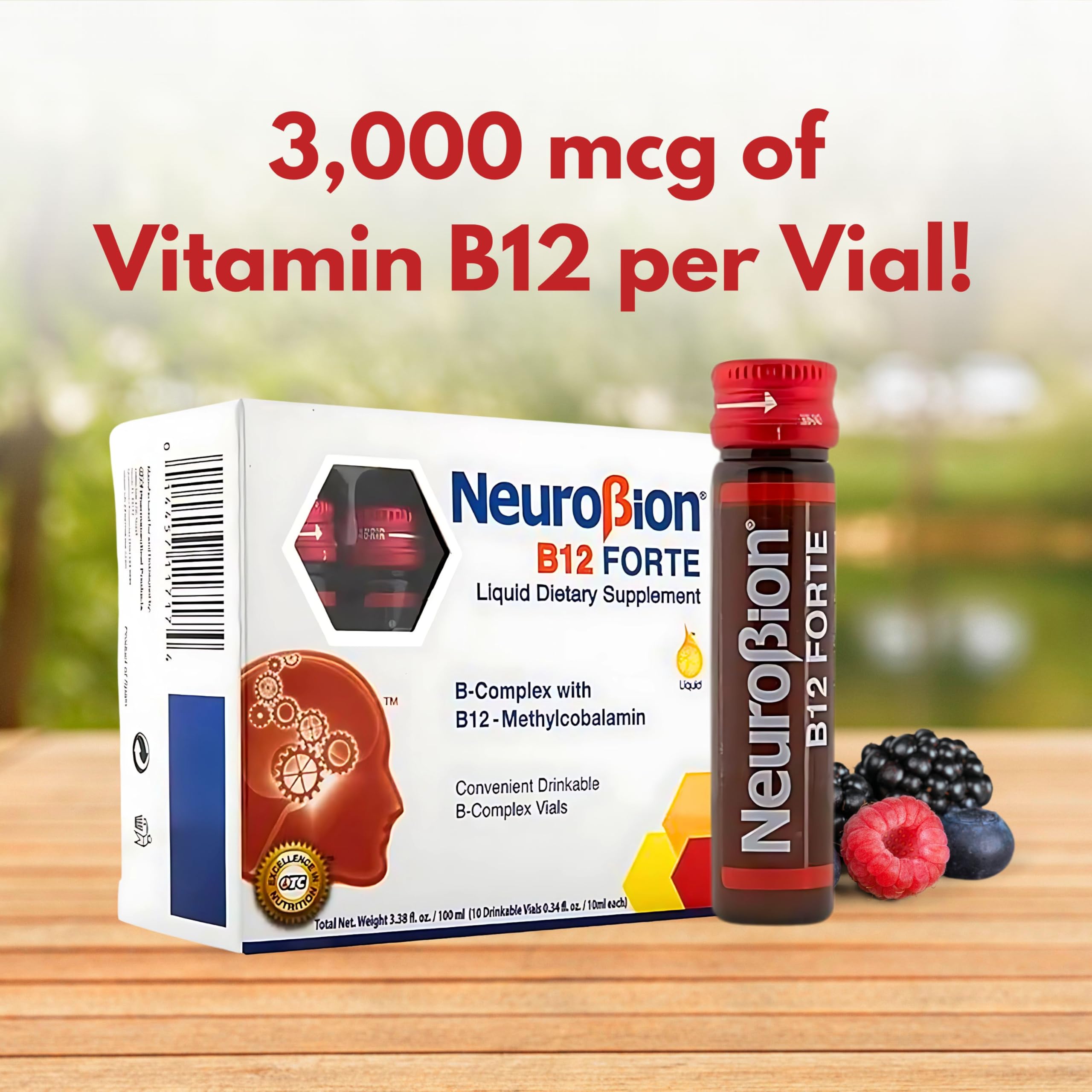 Packaging may vary label on Neurobion B12 Forte