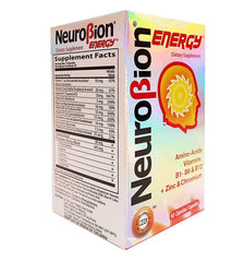 Three Neurobion Energy Amino Acids bottles bundled in a 3-pack