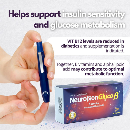 Back label details of Neurobion Gluco B