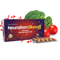 Front view of Neurobion Gluco B bottle with label
