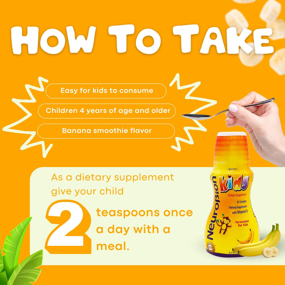 Dosing spoon with Neurobion Kids B Complex Liquid