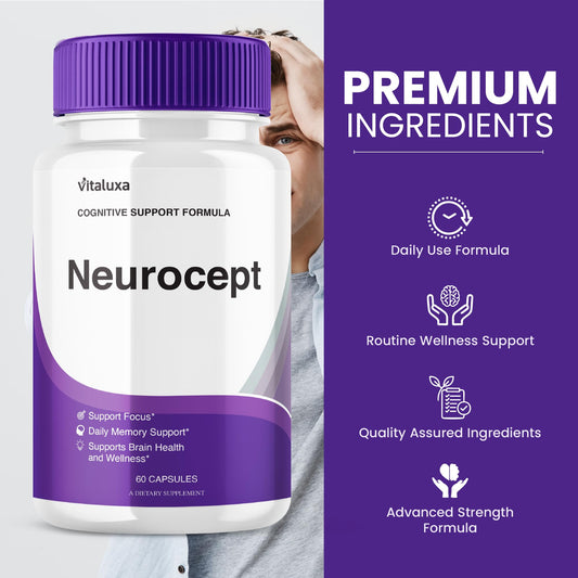 Neurocept 3-pack bottle back view