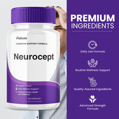 Neurocept 3-pack bottle back view