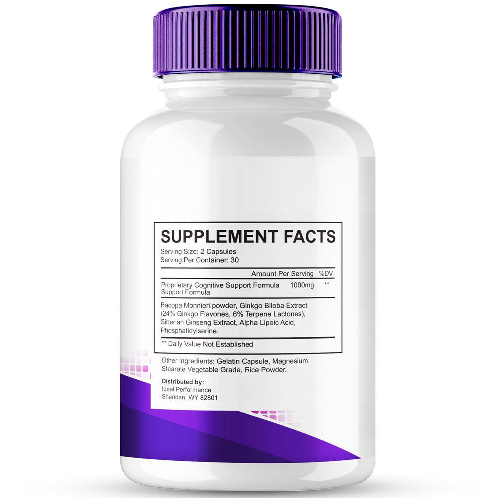 Neurocept capsules packaging and bottle