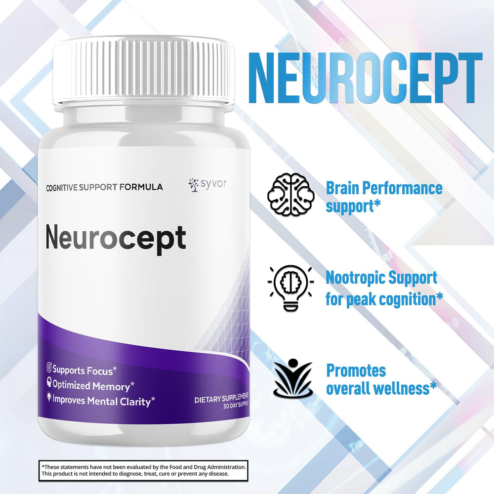 Neurocept Capsules bottle top view