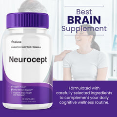 Close-up of Neurocept capsules