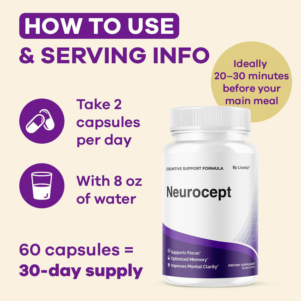 Close-up of Neurocept capsules