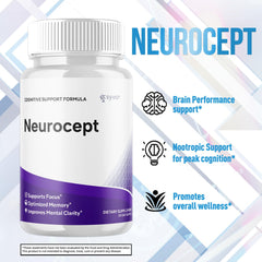 Close-up of Neurocept ingredients and vitamins