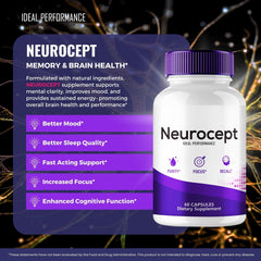 Close-up of Neurocept pills