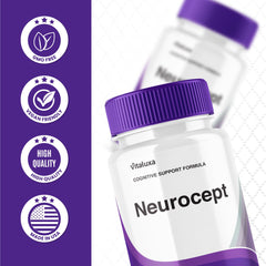 Graphic showing Neurocept premium blend ingredients