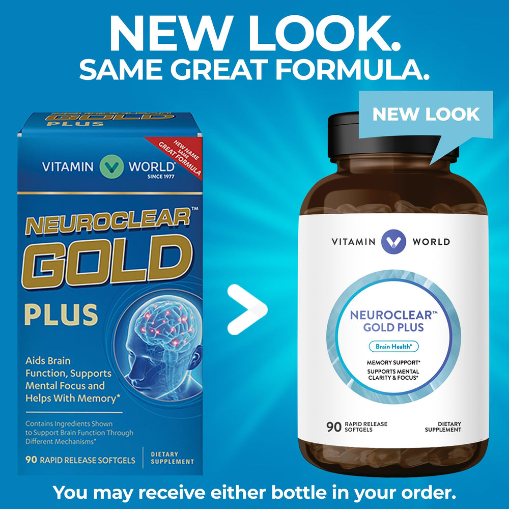Phosphatidylserine, DHA, Ginkgo Biloba and Gotu Kola ingredients image for NeuroClear Gold Plus