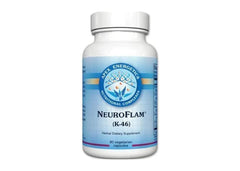 Close-up of NeuroFlam K-46 bottle label