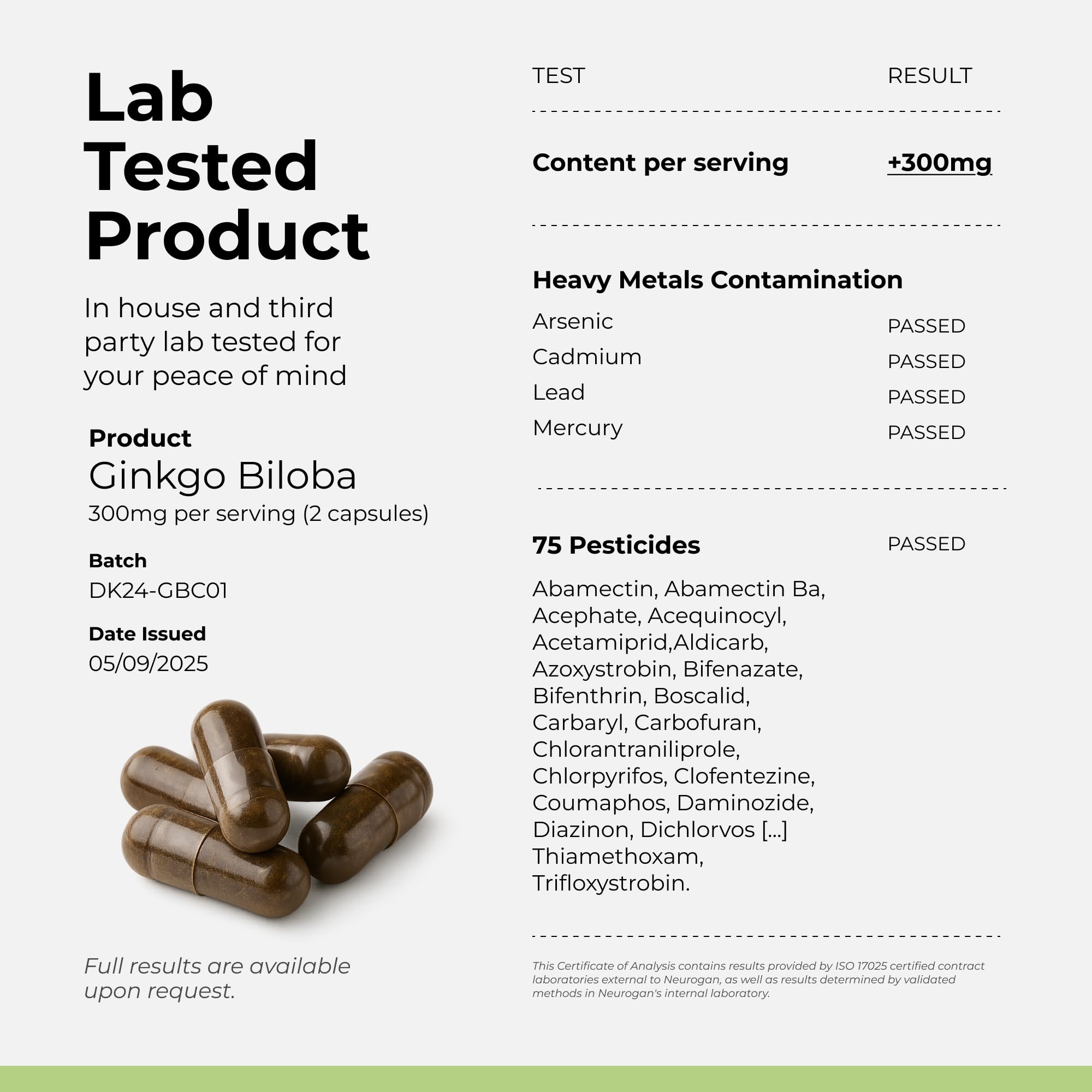 Allergen-free supplement scene emphasizing natural ingredients