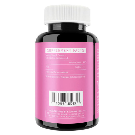 Neurogan HTB capsules bottle with label on white background