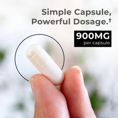Supplement facts panel for Neurogan NAD+ NADH precursor capsules