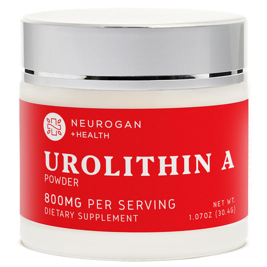 Front view of Neurogan Urolithin A Powder 800mg jar