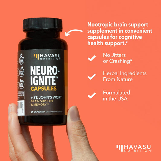 Close-up of NeuroIGNITE capsules