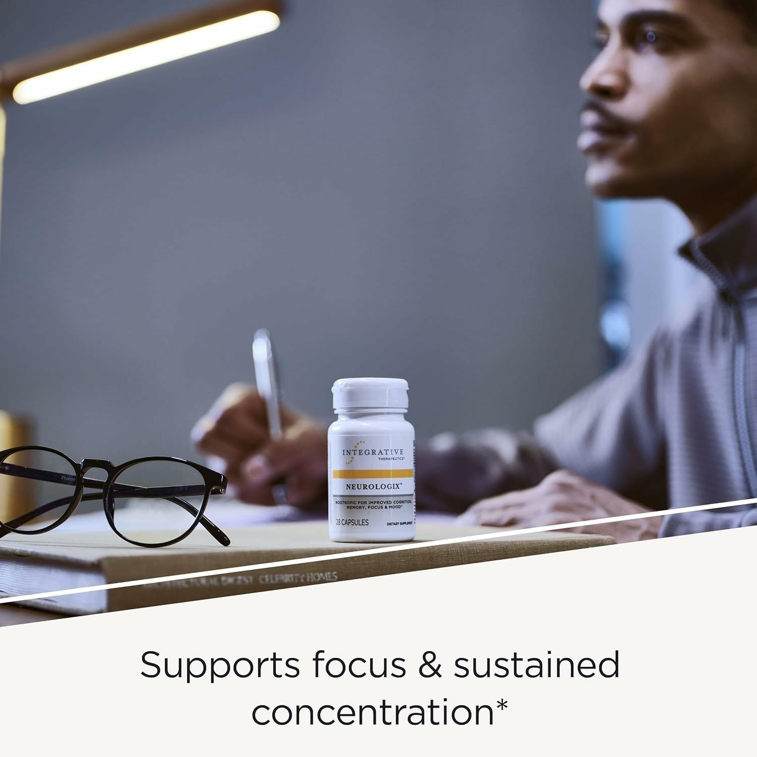 Spearmint leaves representing focus support