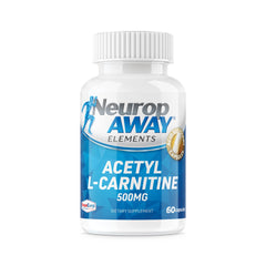NeuropAWAY Elements Acetyl L-Carnitine 500mg bottle front label
