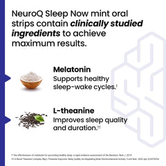 Icons illustrating natural sleep support and ingredients on packaging