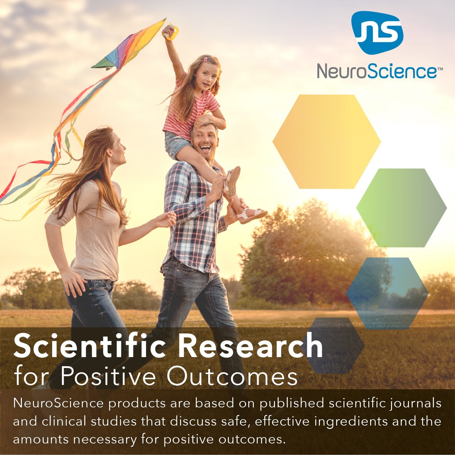 NeuroScience Balance D bottle on white background