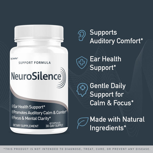 NeuroSilence 3-pack box packaging display