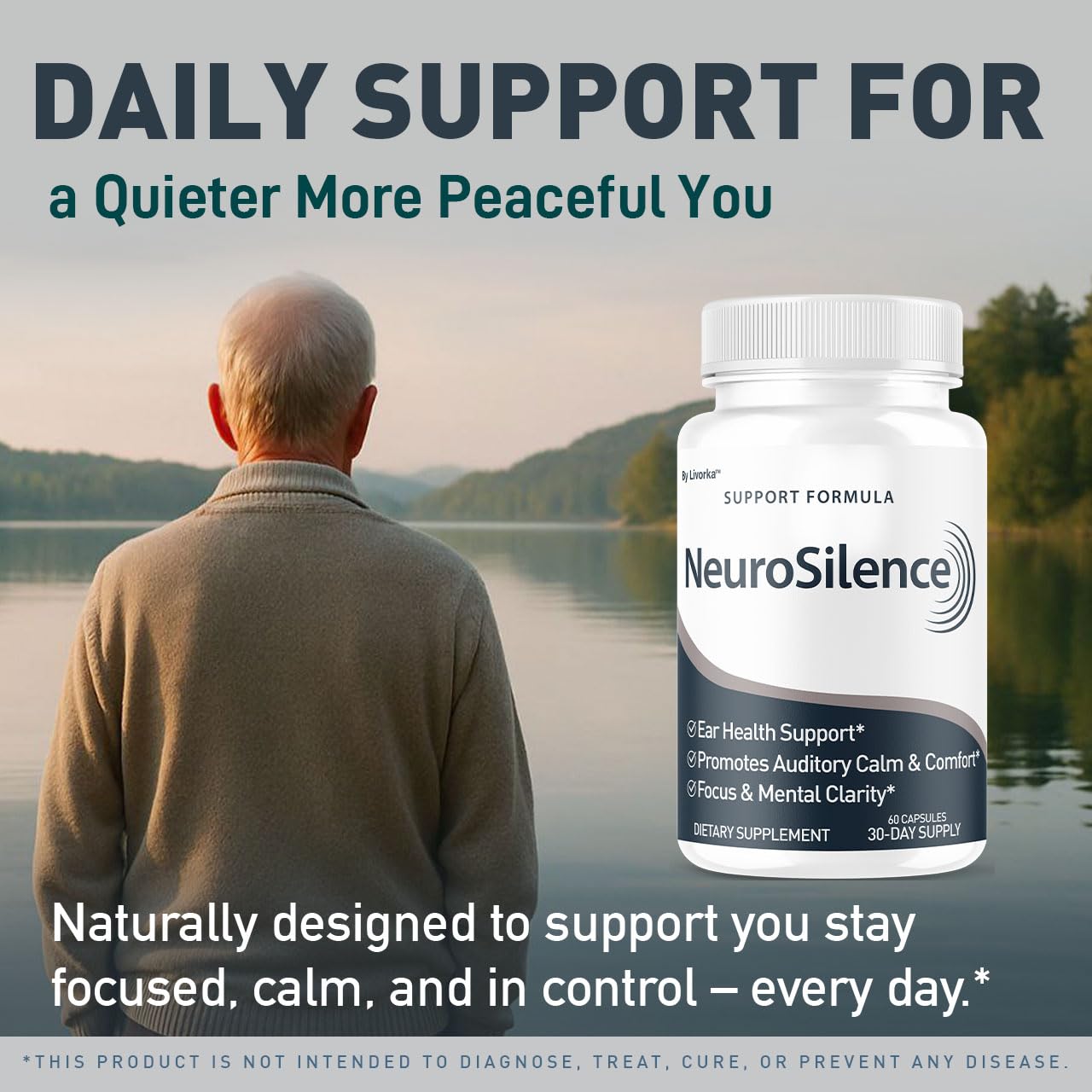Ingredients label on NeuroSilence packaging