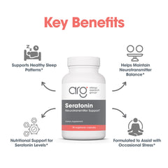Neurotransmitter balance image showing norepinephrine and serotonin