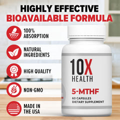 Neurotransmitter synthesis supported by methylfolate