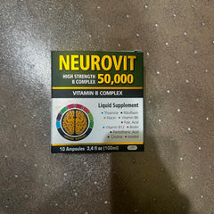 Non-GMO and gluten-free certification for Neurovit 50,000