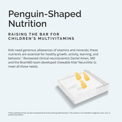NeuroVite Kids orange flavor nutrition panel