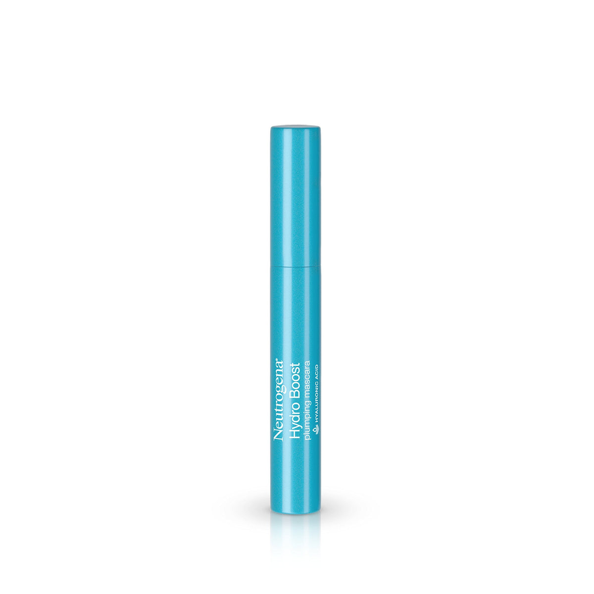 Neutrogena Hydro Boost Plumping Mascara bottle front displaying hydration-ready formula for fuller lashes.