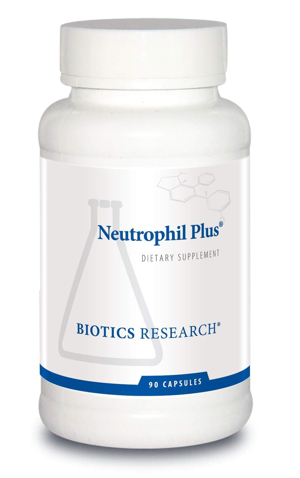 Product hero image of Neutrophil Plus immune support bottle, 90 capsules