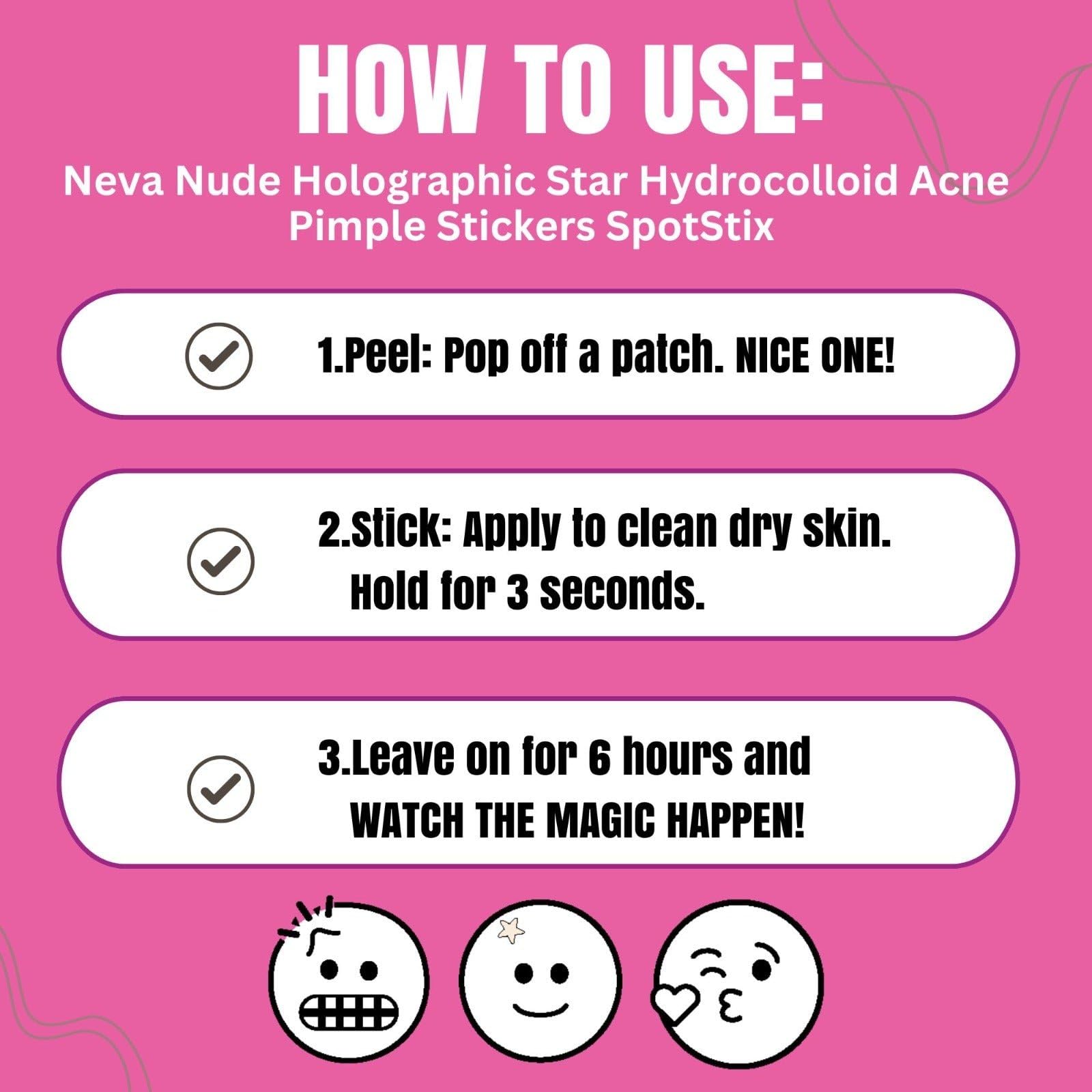 Neva Nude SpotStix heartbeat-design patch for festival-ready coverage