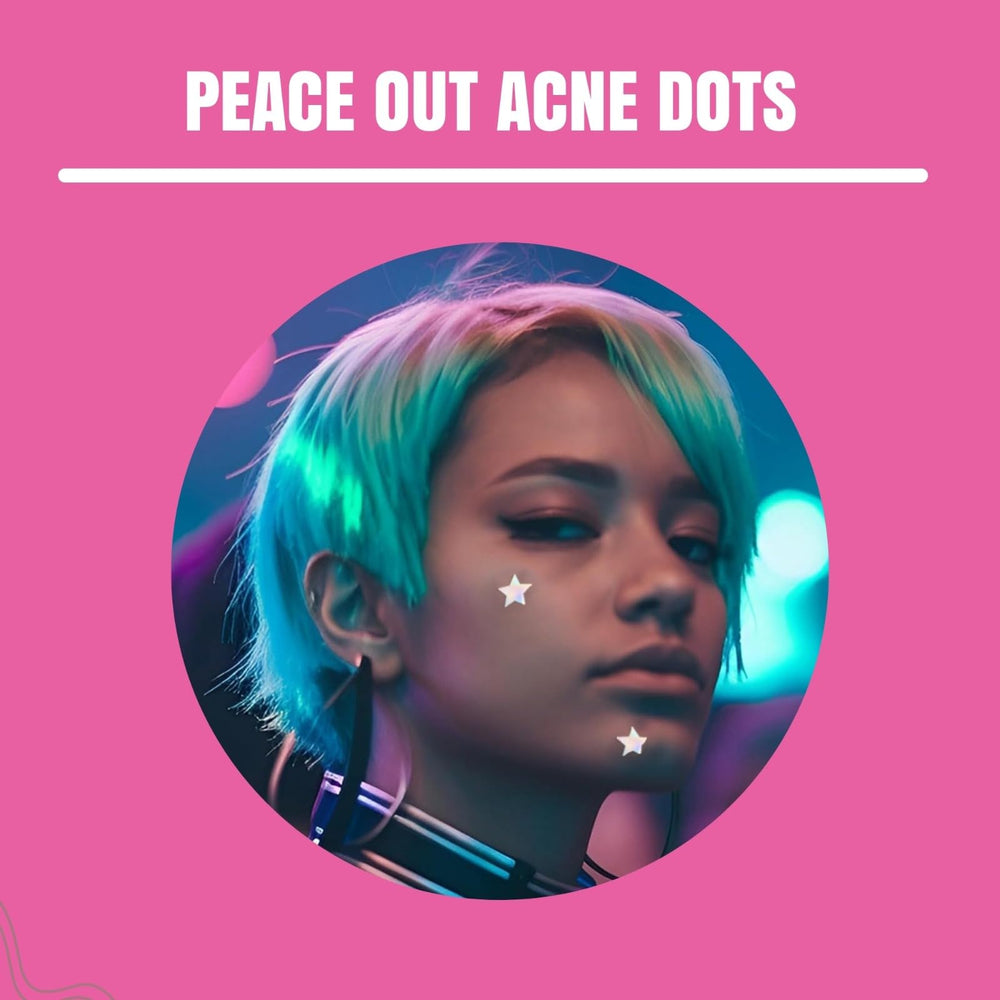 Neva Nude SpotStix rainbow-design patch provides discreet acne support