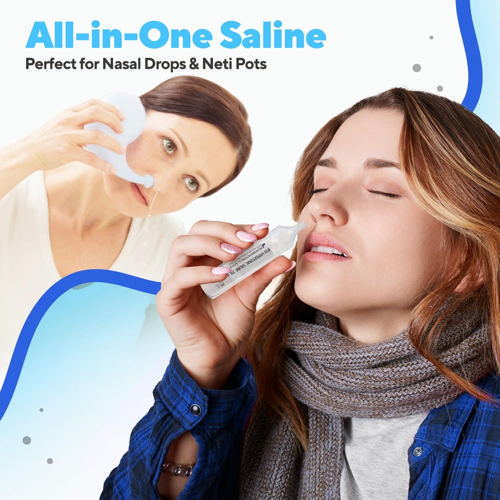 NAVEH PHARMA allergen-sinus-relief scene suggests practical daily nasal care.
