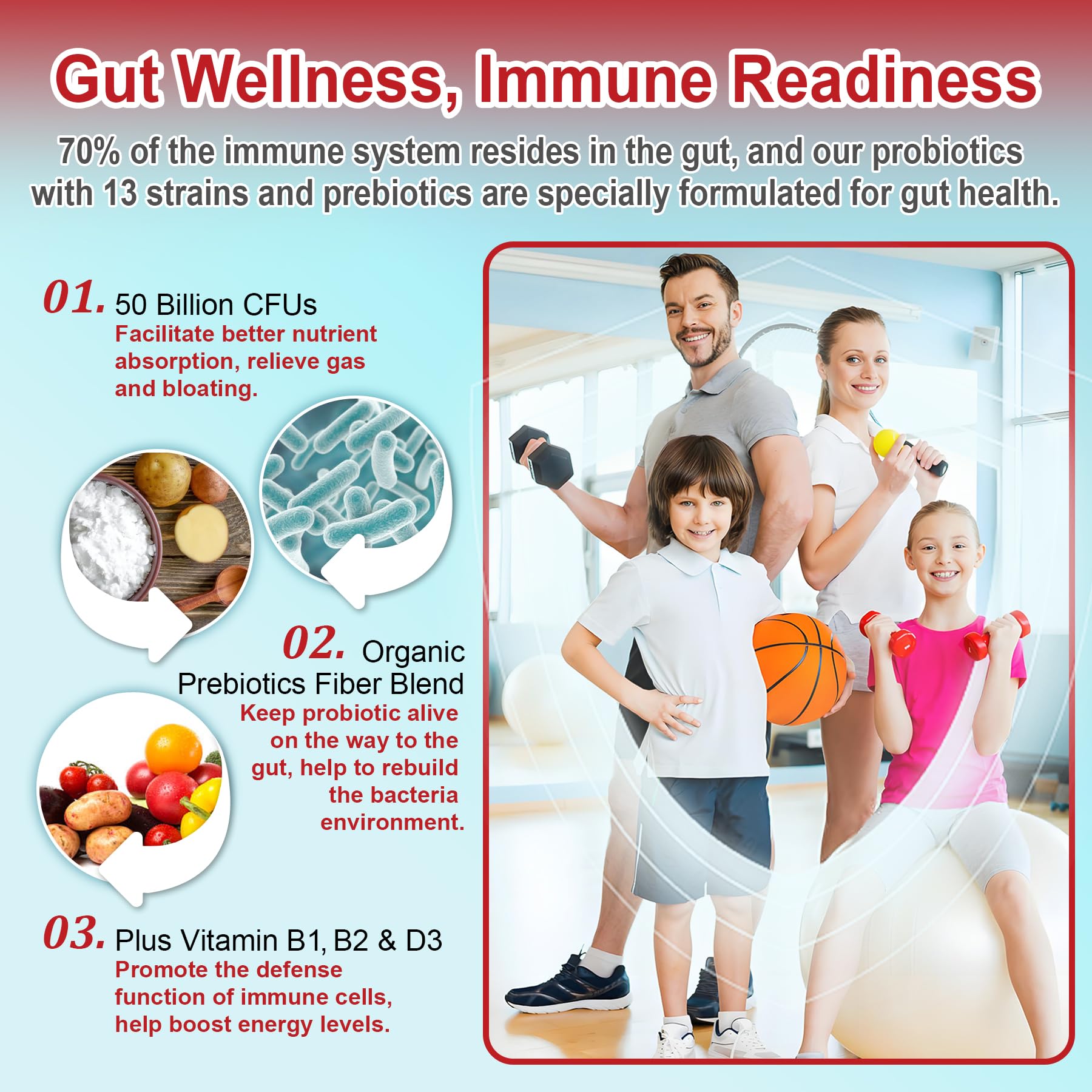 Nutrition facts panel for NEVISS gummies including B vitamins, D3 and zinc