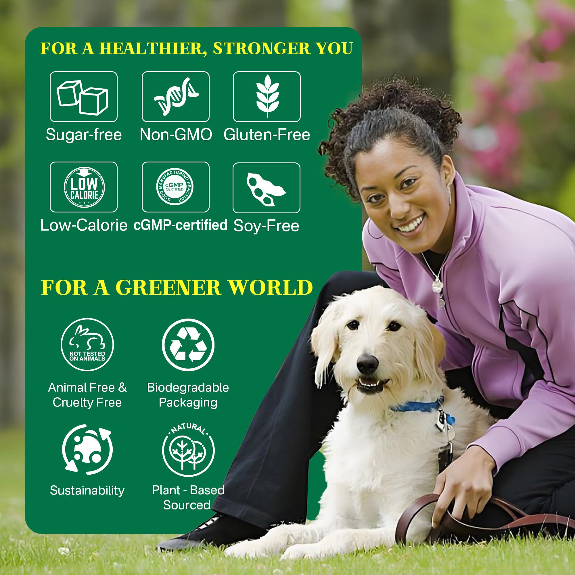 Eco-friendly recyclable packaging for NEVISS vegan vitamins