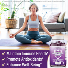 Antioxidant blend highlighting elderberry gummies