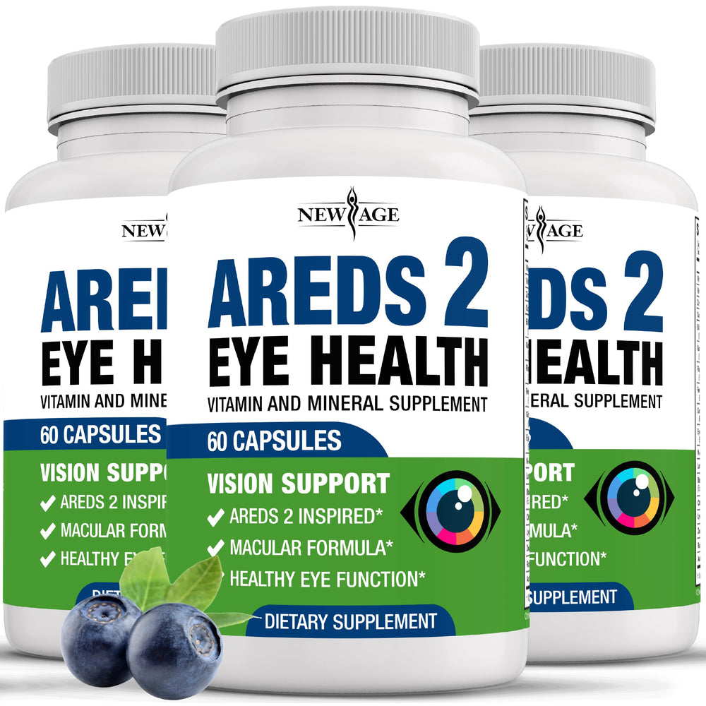 New Age AREDS 2 Eye Vitamins bottle - 180 Count