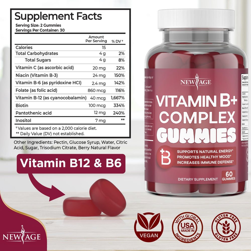 New Age Vitamin B Complex Gummies bottle