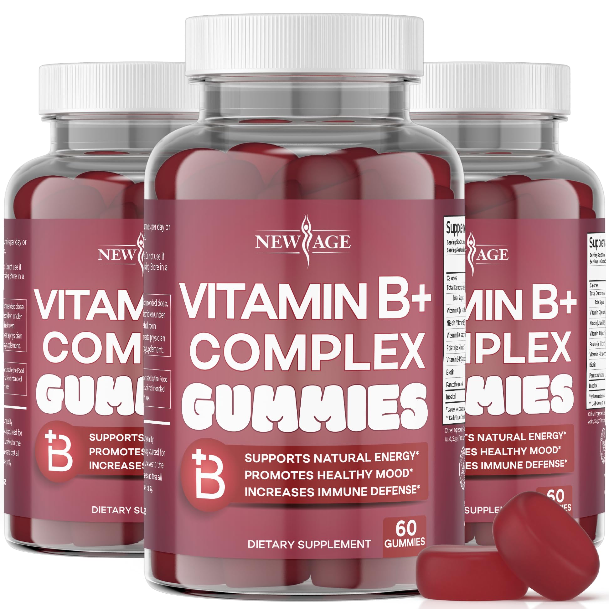 New Age Vitamin B Complex Gummies front label