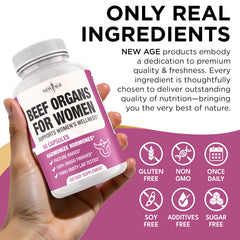 No fillers and all-natural grass-fed organ ingredients badge