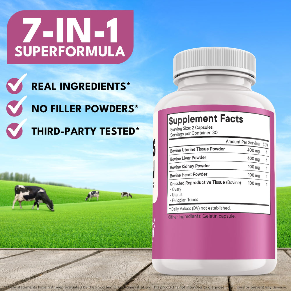 Nutrition facts and capsule design for New Age product