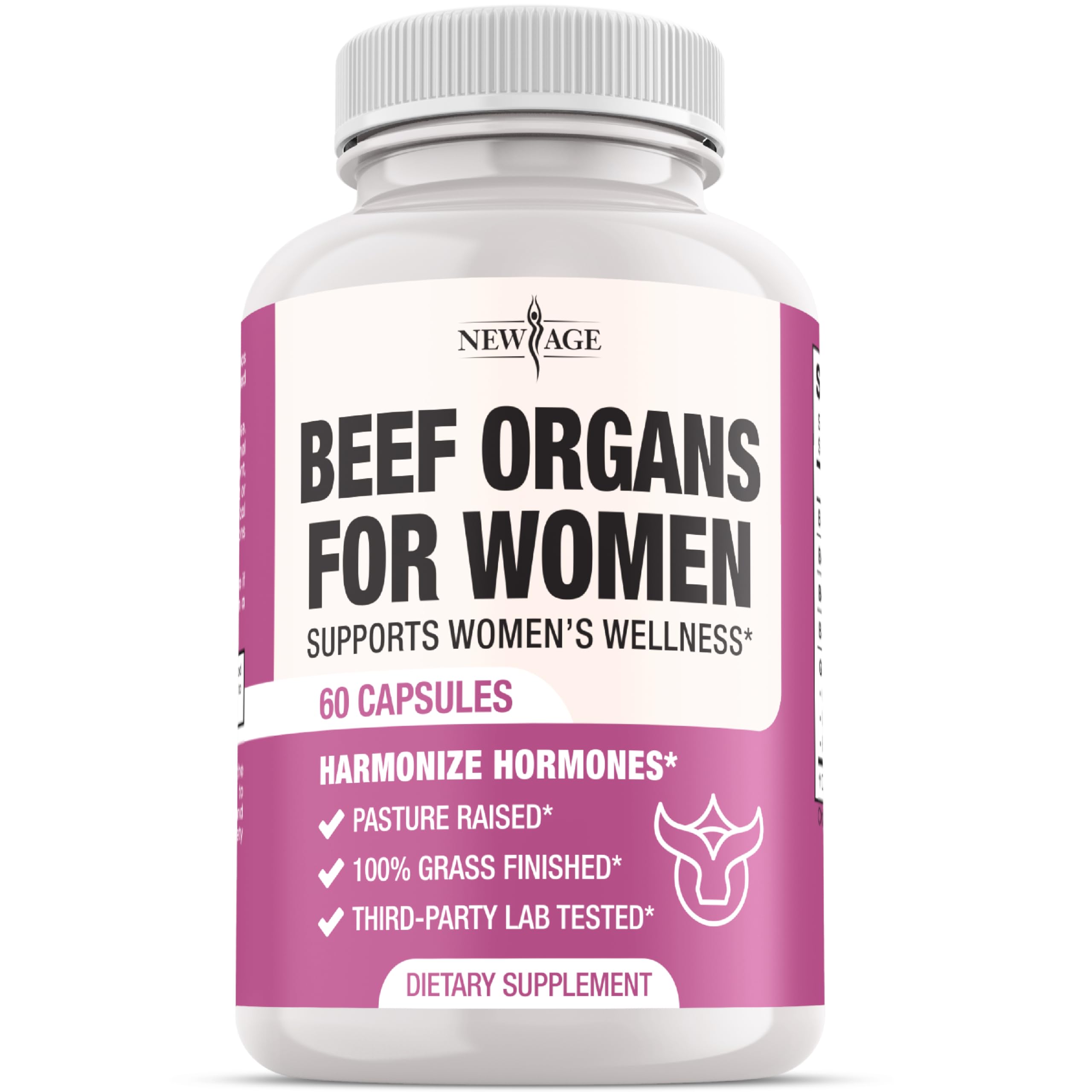 New Age Beef Organ Supplement packaging for women