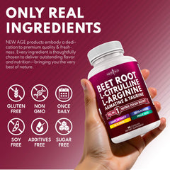 Immune support and antioxidant benefits label