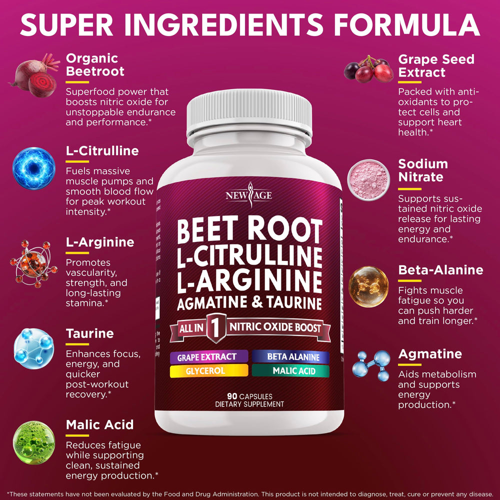 L-Arginine component in NO2 blend