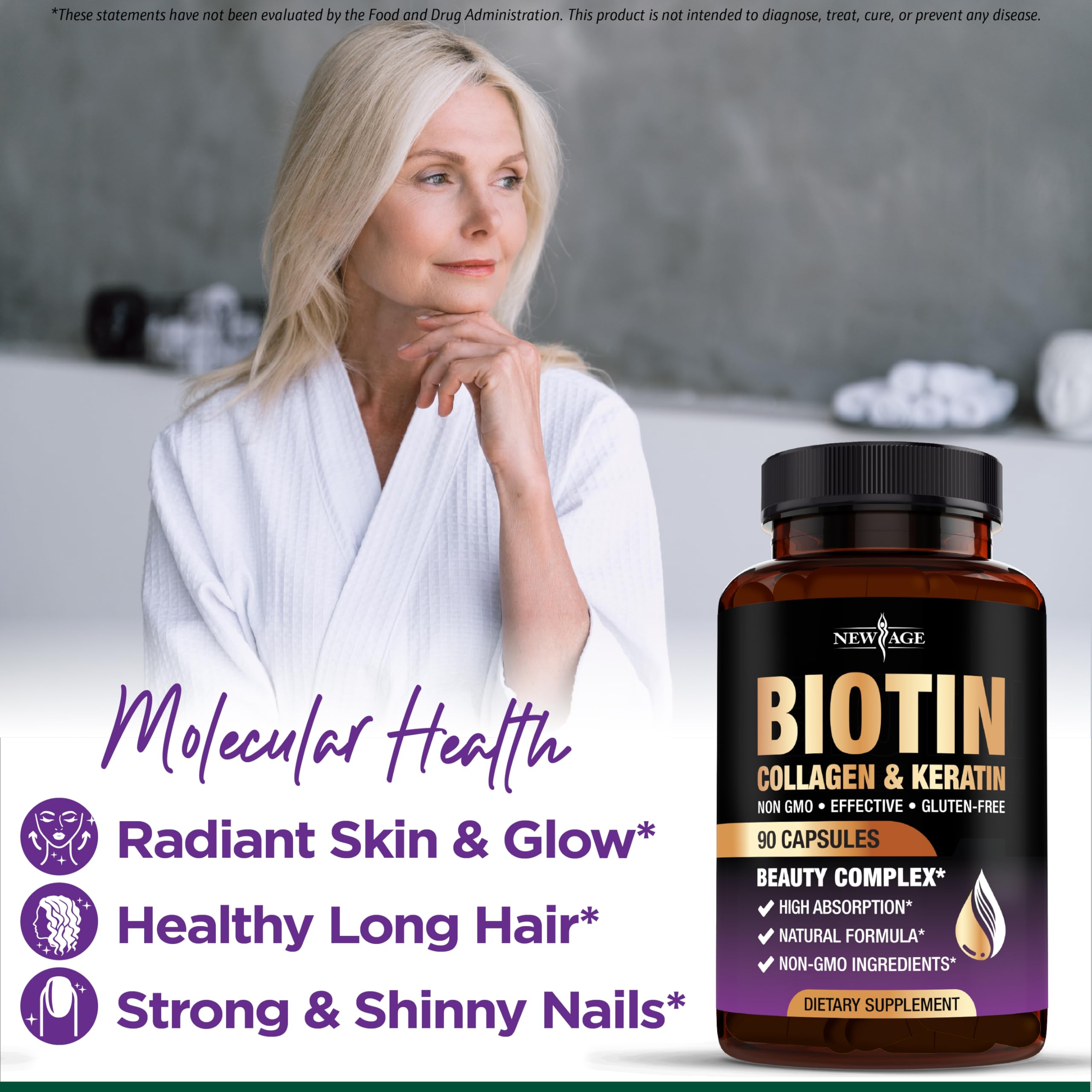 DHT blocker component and hair health visuals