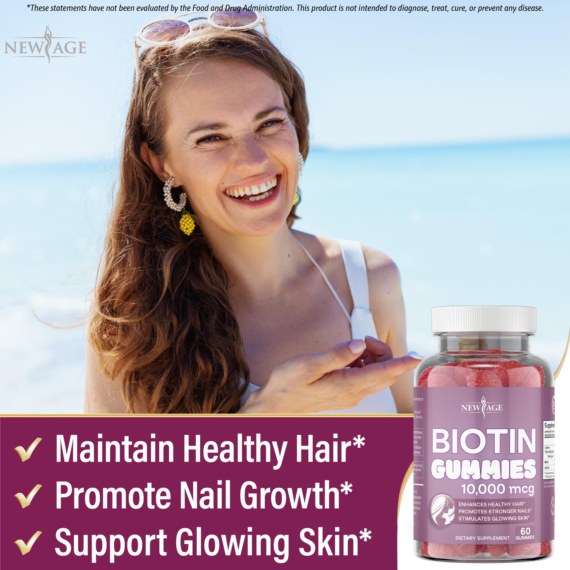 Biotin Gummies ingredients panel