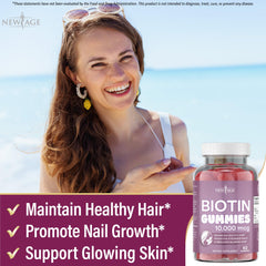 Biotin Gummies ingredients panel